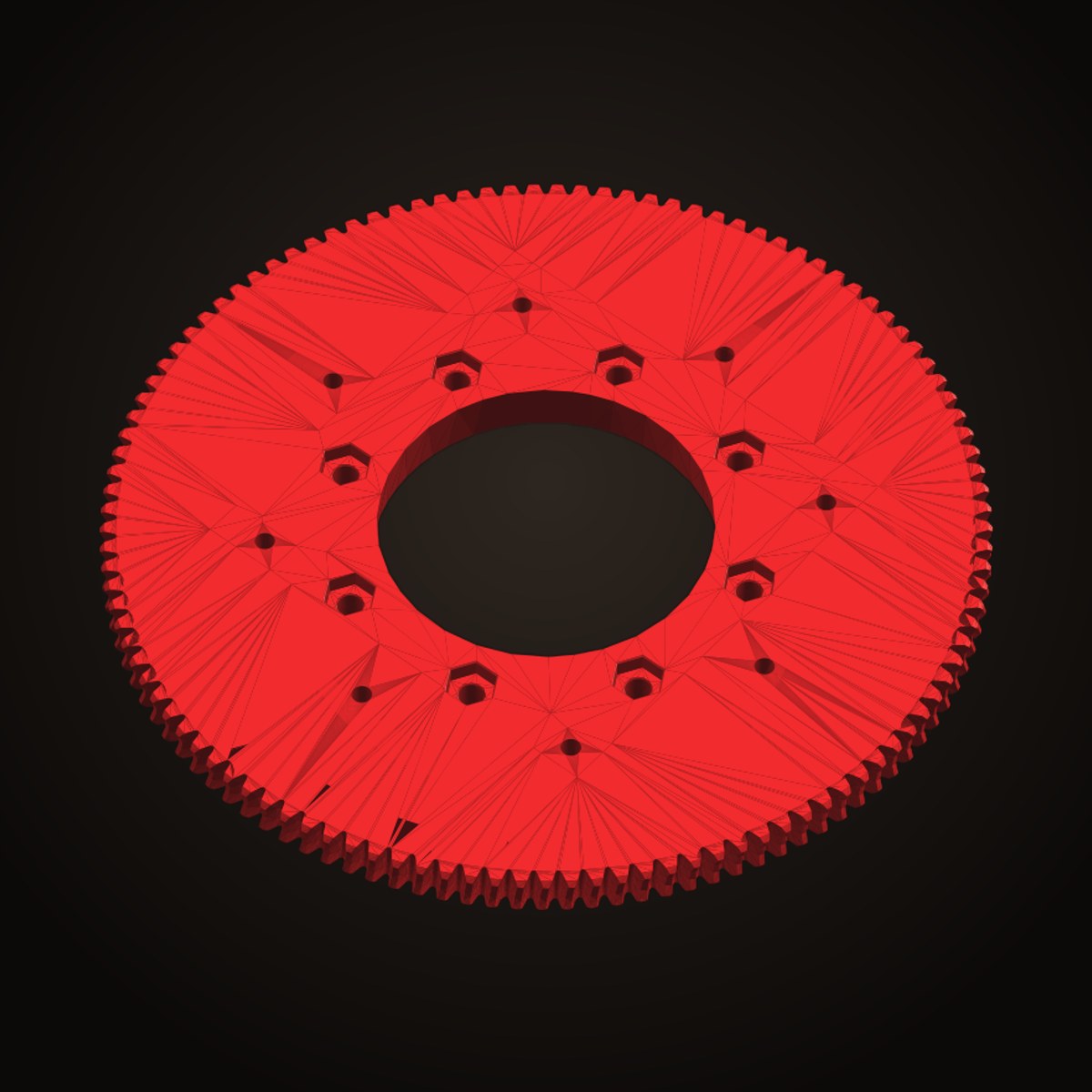 Driven gear — 3D print